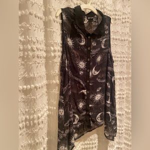 Hot Topic Sun and Moon Tank Top